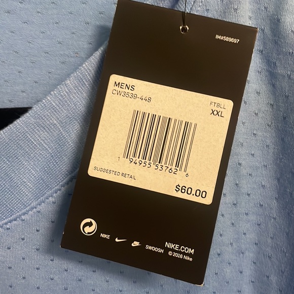 Nike Dri-FIT Team Player Long Sleeve UV Crew Neck Shirt - Picture 7 of 7